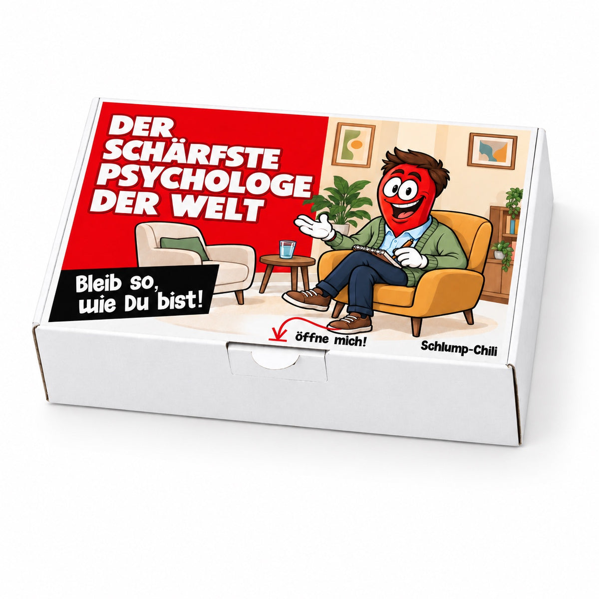 Der schärfste Psychologe der Welt – Geschenkschachtel schräg