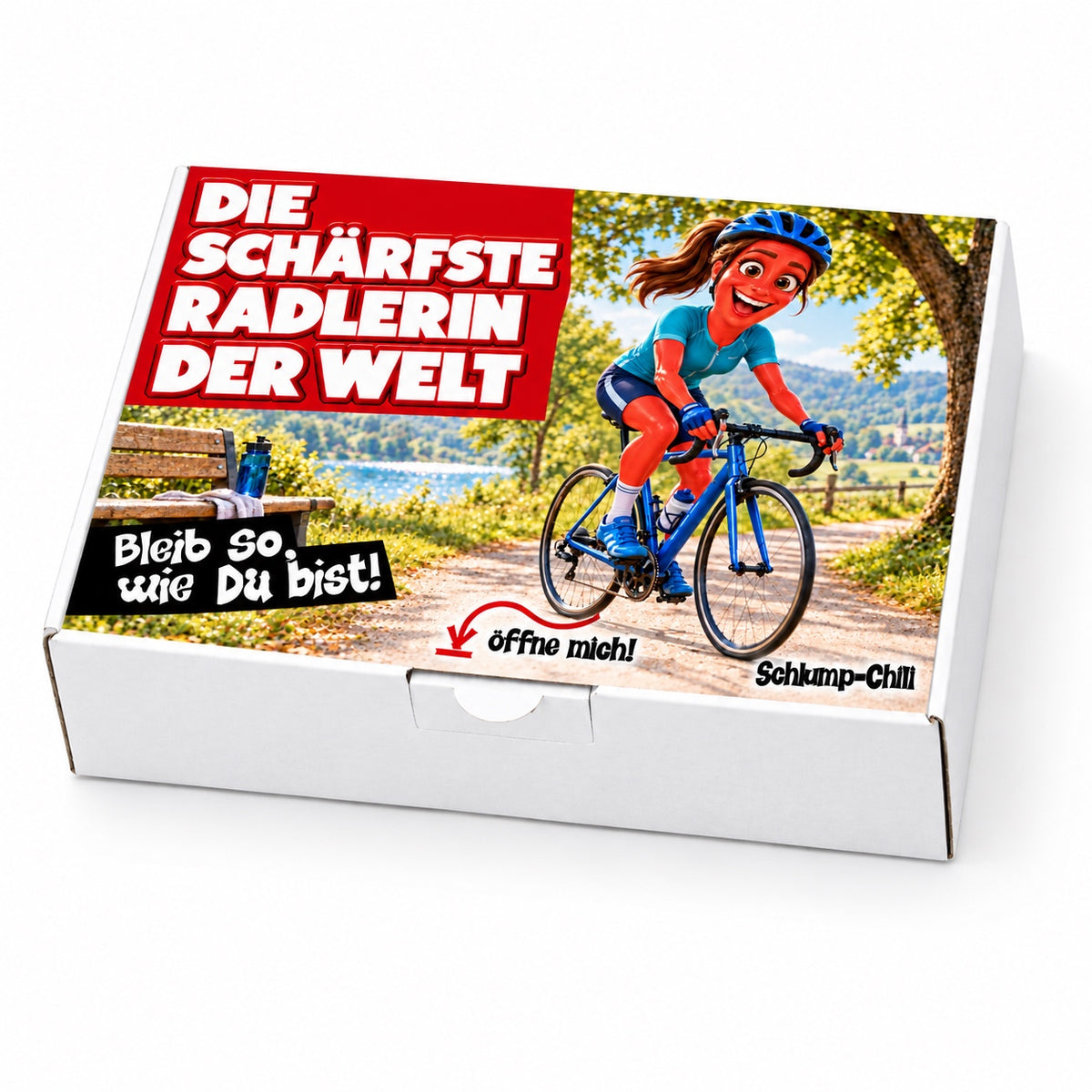 Die schärfste Radlerin der Welt - Ein witziges Geschenk!
