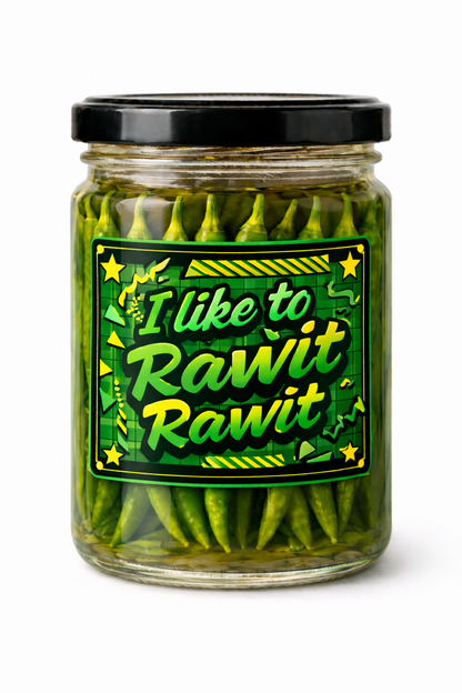 I LIKE TO RAWIT RAWIT - eingelegte Thai Chilis (100ml)