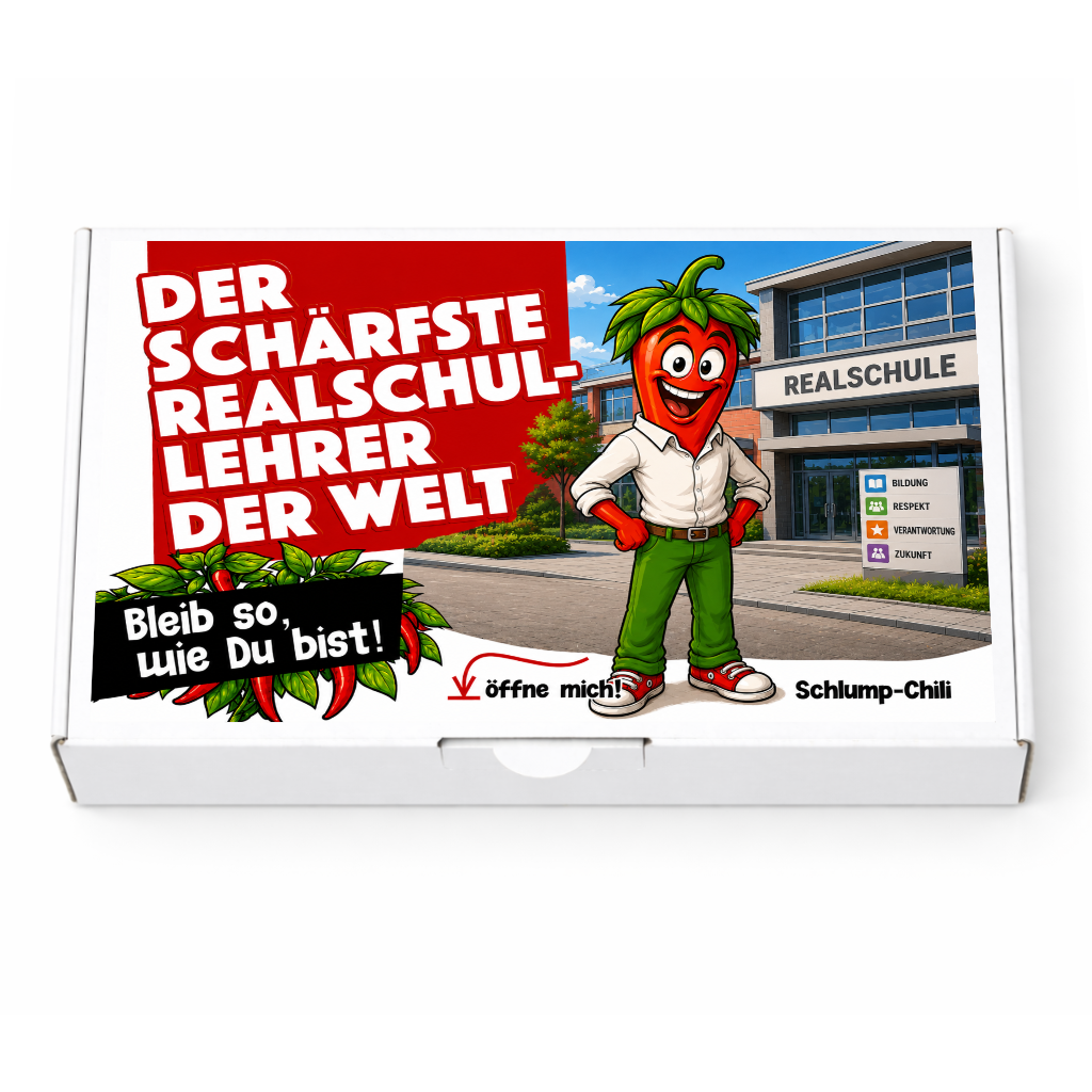 Der schärfste Realschullehrer der Welt - Ein witziges Geschenk