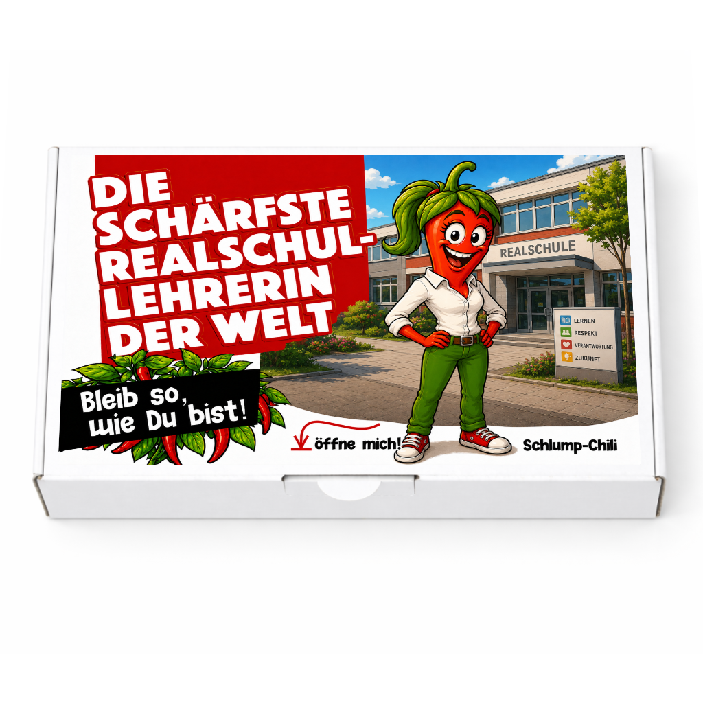 Die schärfste Realschullehrerin der Welt - Ein witziges Geschenk