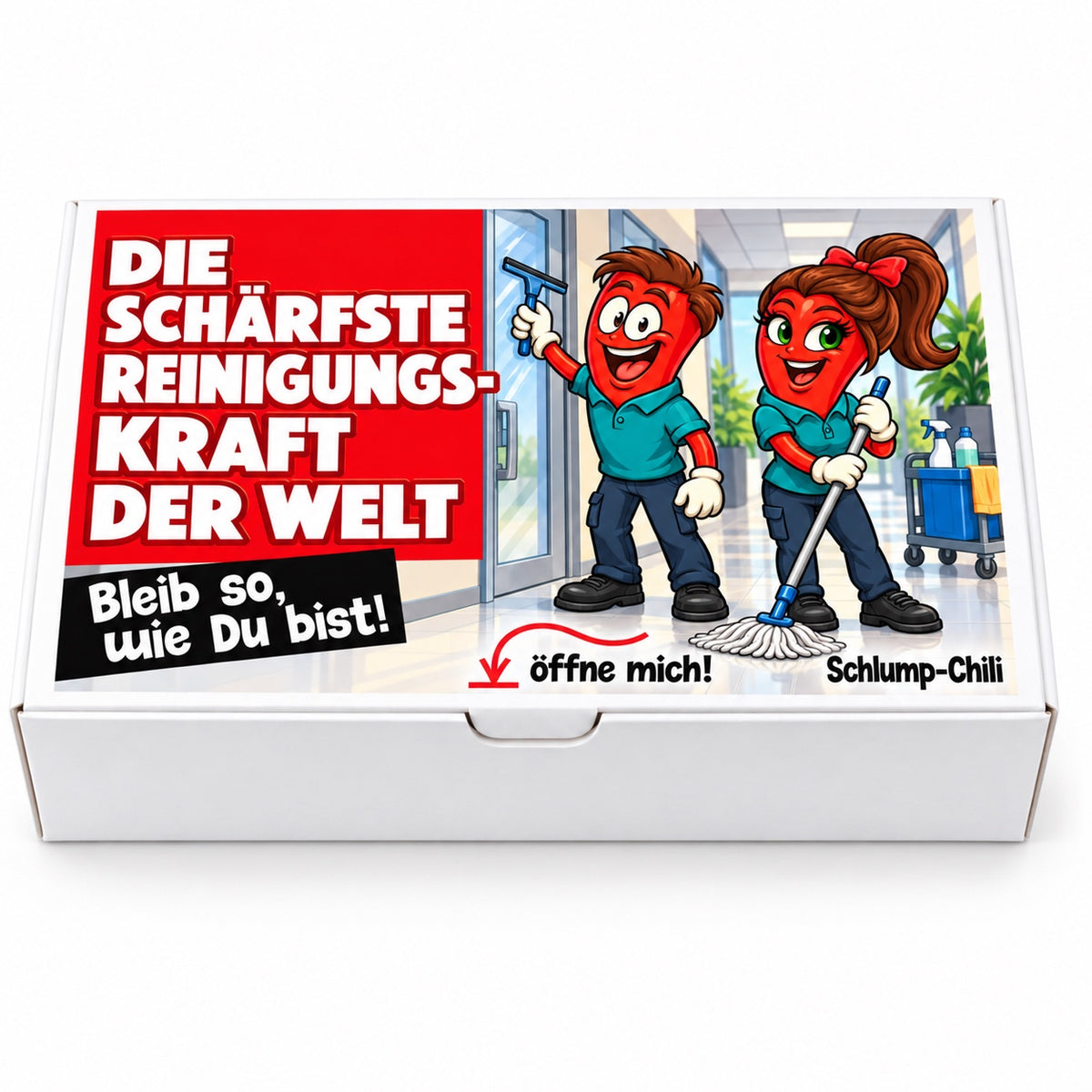 Die schärfste Reinigungskraft der Welt – Vorderansicht