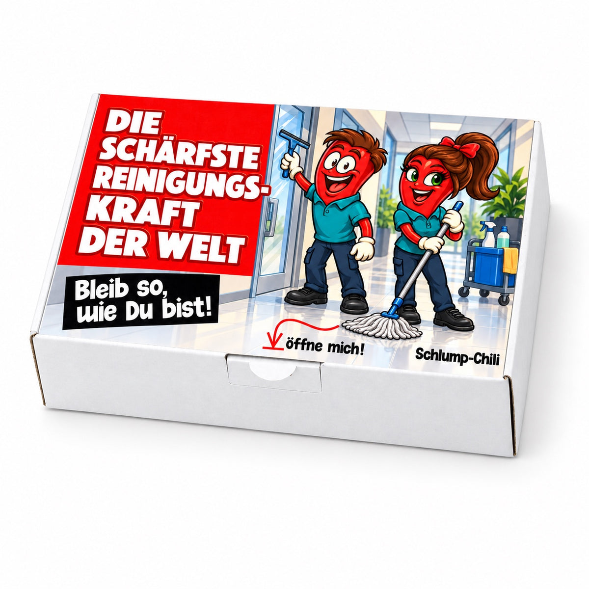 Die schärfste Reinigungskraft der Welt – Schrägansicht