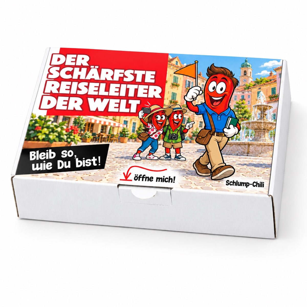 Der schärfste Reiseleiter der Welt – Schachtel schräg