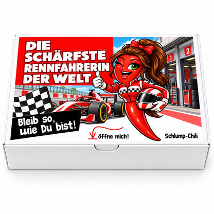 Die schärfste Rennfahrerin der Welt - Ein witziges Geschenk!