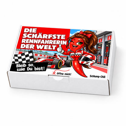 Die schärfste Rennfahrerin der Welt - Ein witziges Geschenk!