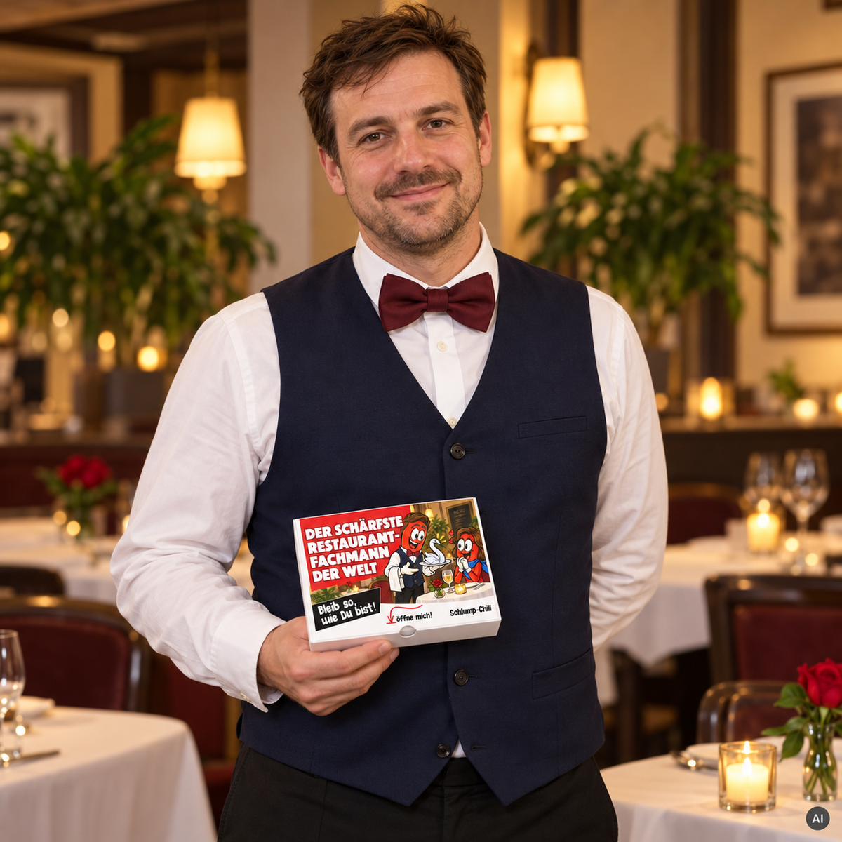 Der schärfste Restaurantfachmann der Welt – Geschenkidee (AI)
