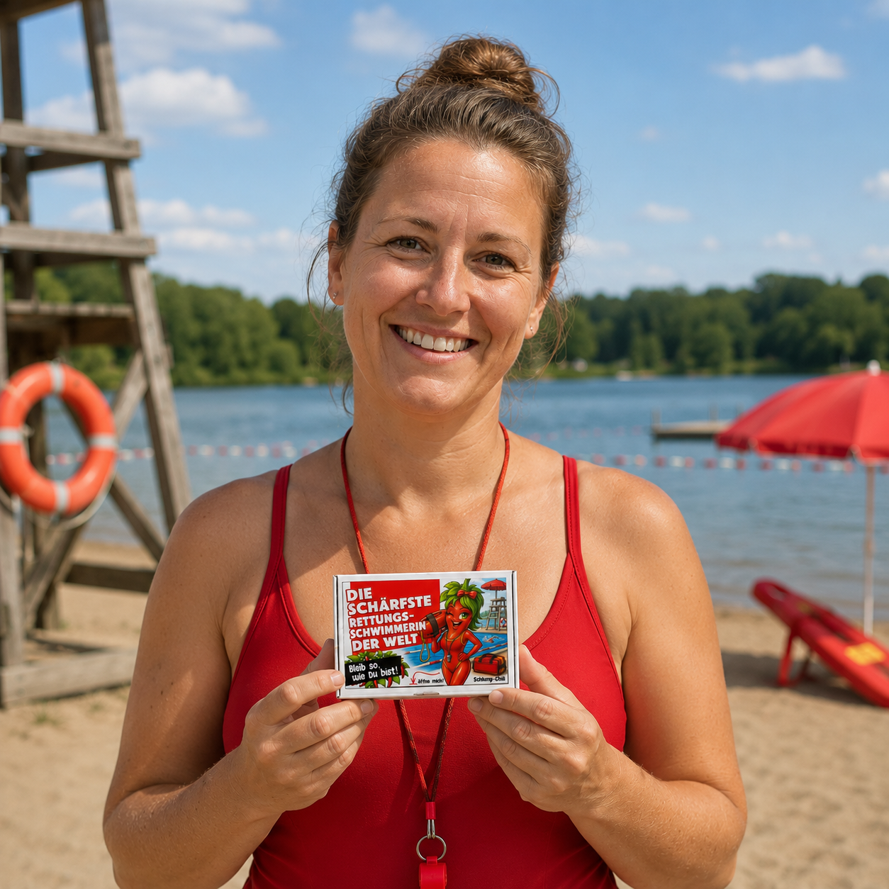 Die schärfste Rettungsschwimmerin der Welt - Ein witziges Geschenk Set
