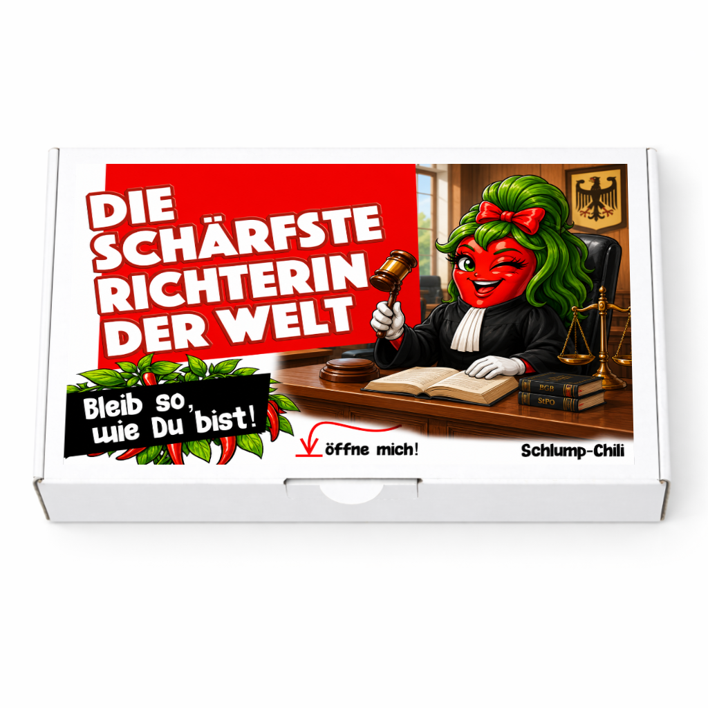 Die schärfste Richterin der Welt Geschenk Set für Juristen