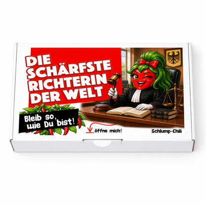 Die schärfste Richterin der Welt Geschenk Set für Juristen