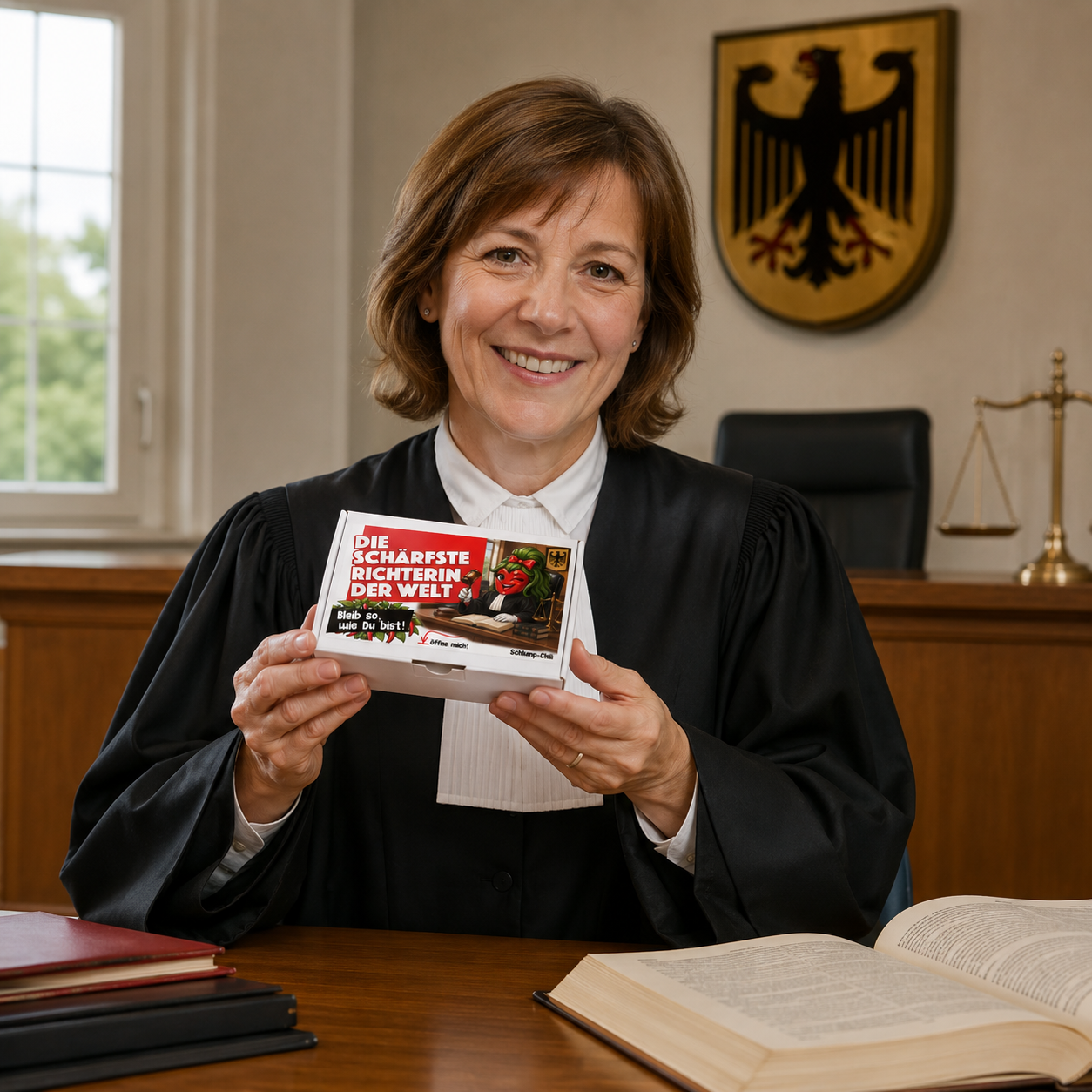 Die schärfste Richterin der Welt Geschenk Set für Juristen
