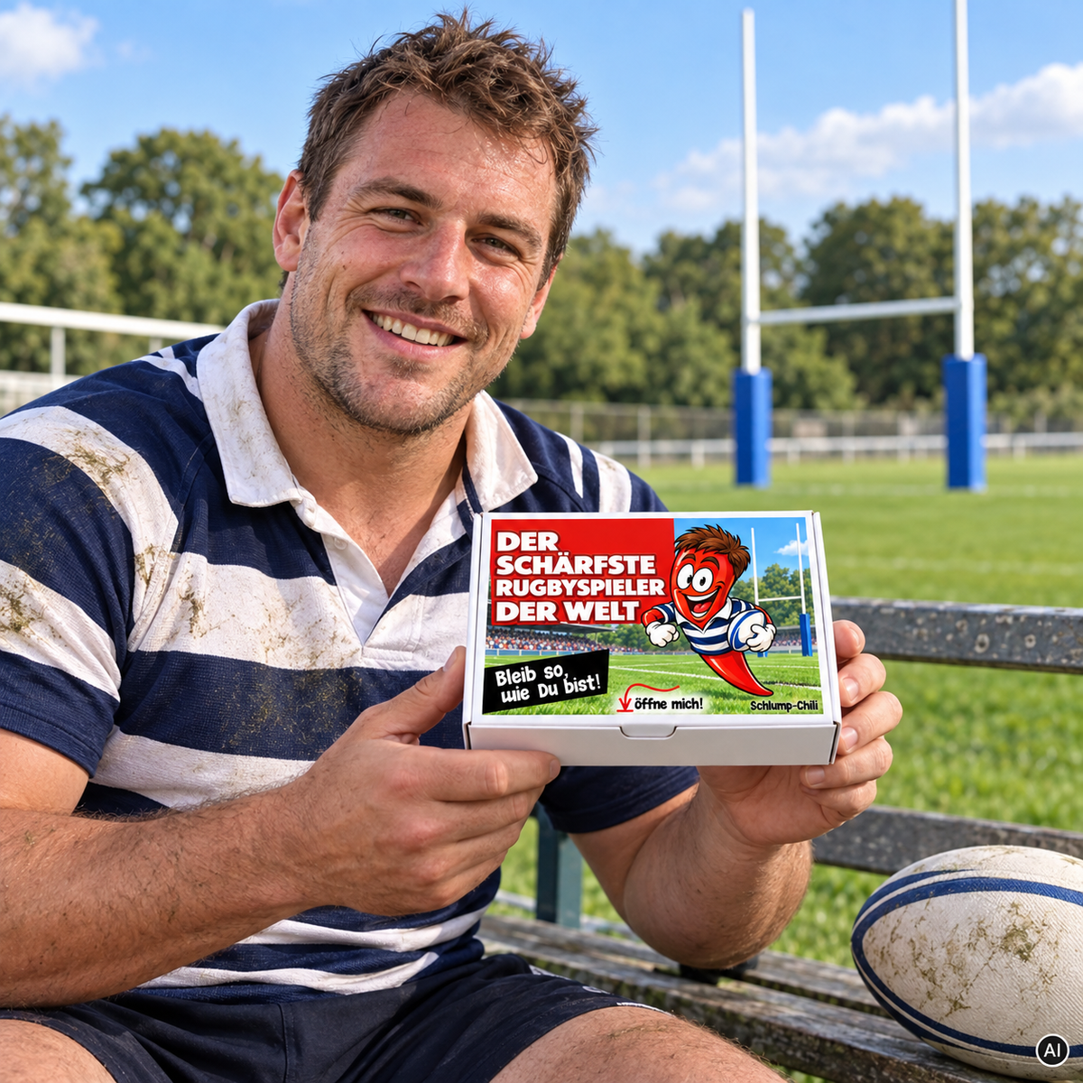 Der schärfste Rugbyspieler der Welt - Ein witziges Geschenk!