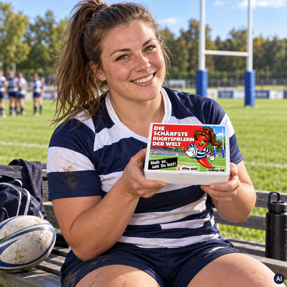 Die schärfste Rugbyspielerin der Welt - Ein witziges Geschenk!