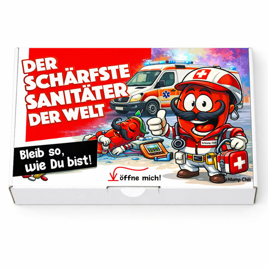 Der schärfste Sanitäter der Welt - Ein witziges Sani Geschenk