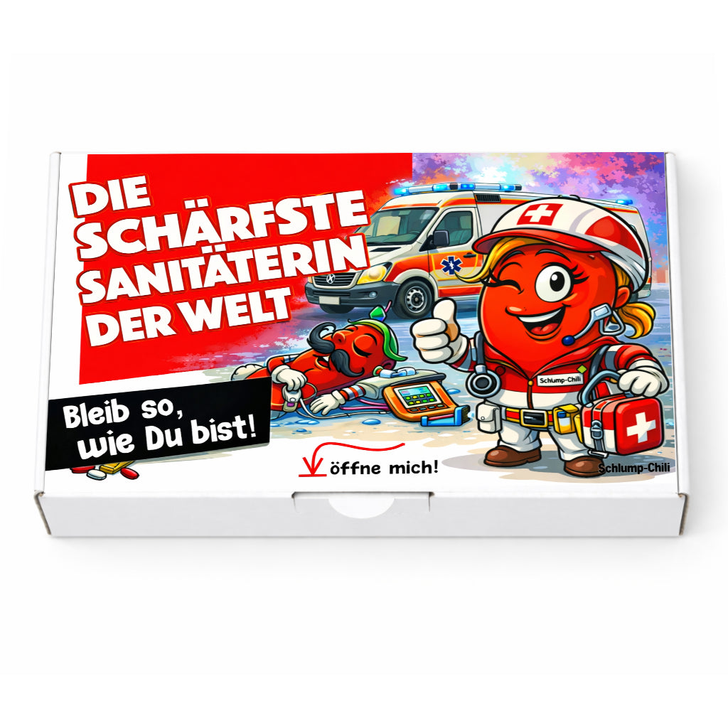 Die schärfste Sanitäterin der Welt - Ein witziges Sani Geschenk für Rettungskräfte