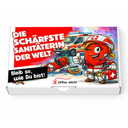Die schärfste Sanitäterin der Welt - Ein witziges Sani Geschenk für Rettungskräfte