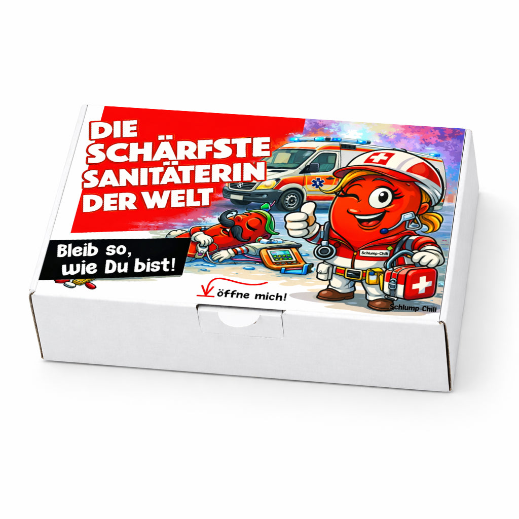 Die schärfste Sanitäterin der Welt - Ein witziges Sani Geschenk für Rettungskräfte