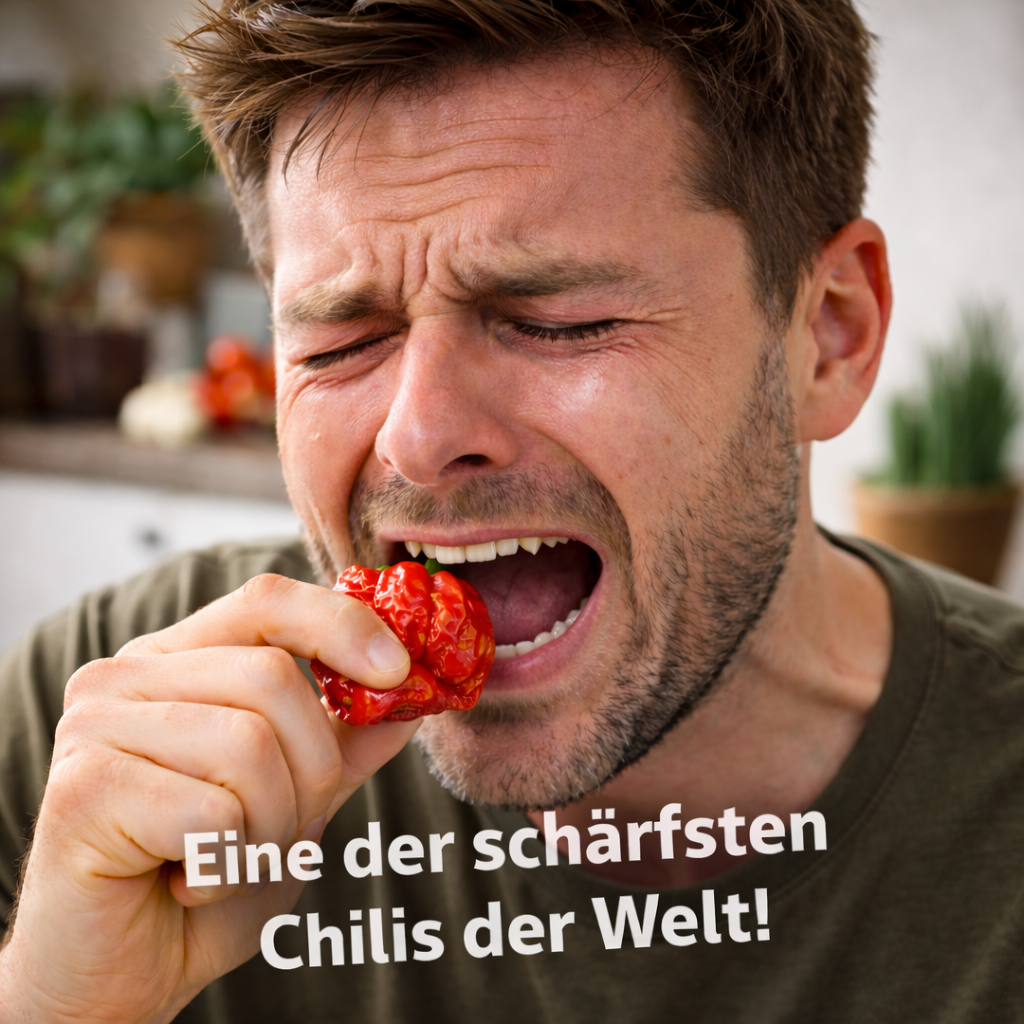 Frische Trinidad Moruga Scorpion Chilis (extrem scharf)