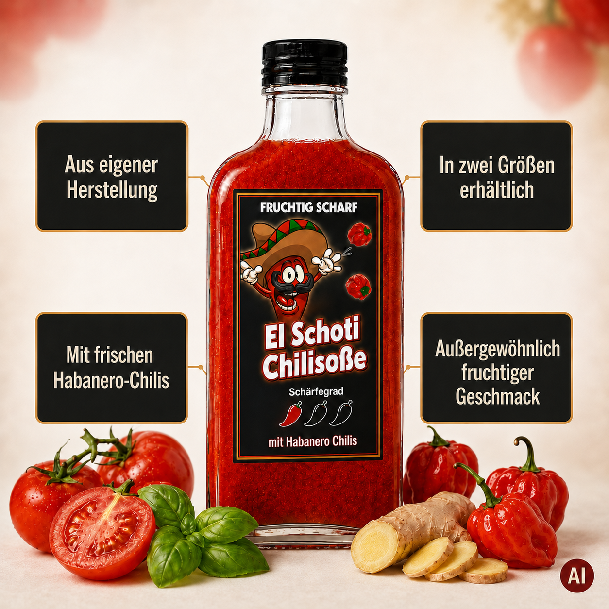 Scharfe Habanero Chilisoße Vorteile
