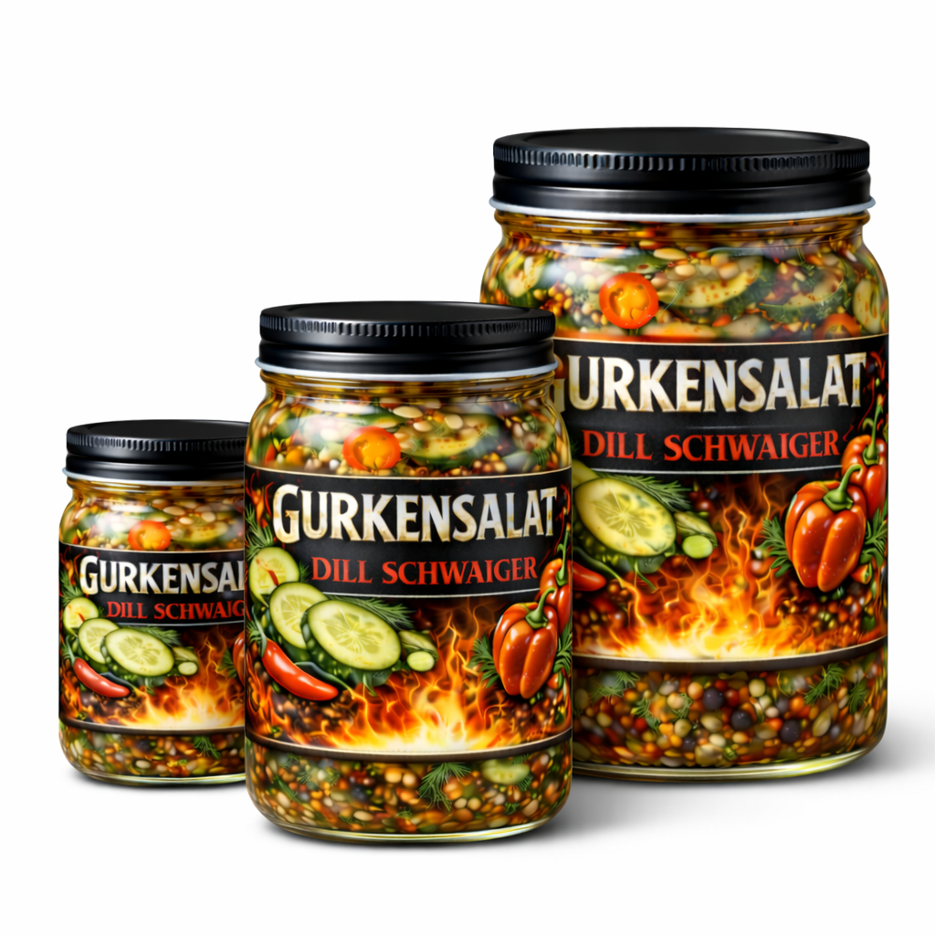 Scharfer Gurkensalat mit Chili "Dill Schweiger"