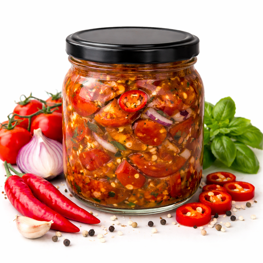 Tomatensalat mit Chili "Crazy Tomato"