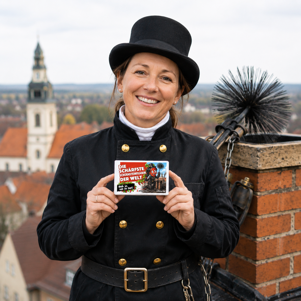 Die schärfste Schornsteinfegerin der Welt Geschenk Set