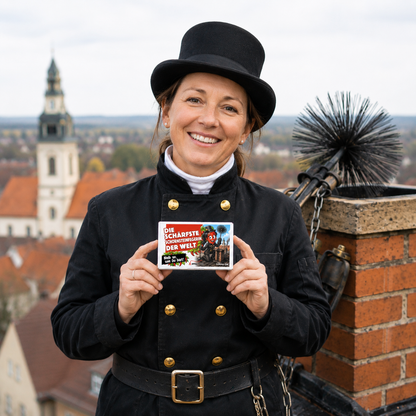Die schärfste Schornsteinfegerin der Welt Geschenk Set