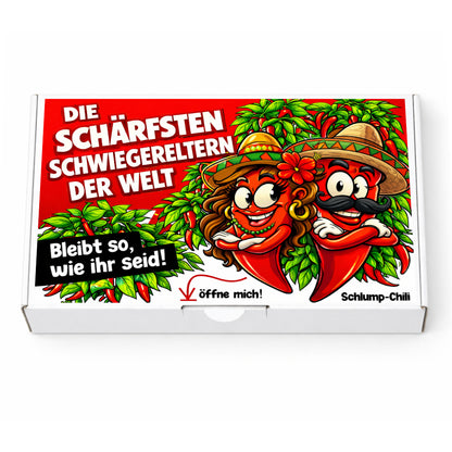 Die schärfsten Schwiegereltern der Welt - Ein witziges Geschenk!