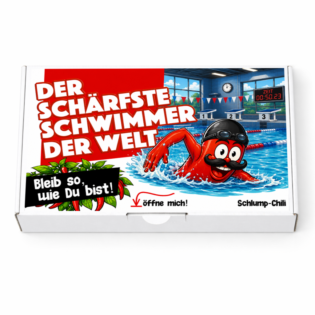 Der schärfste Schwimmer der Welt - Ein witziges Geschenk Set