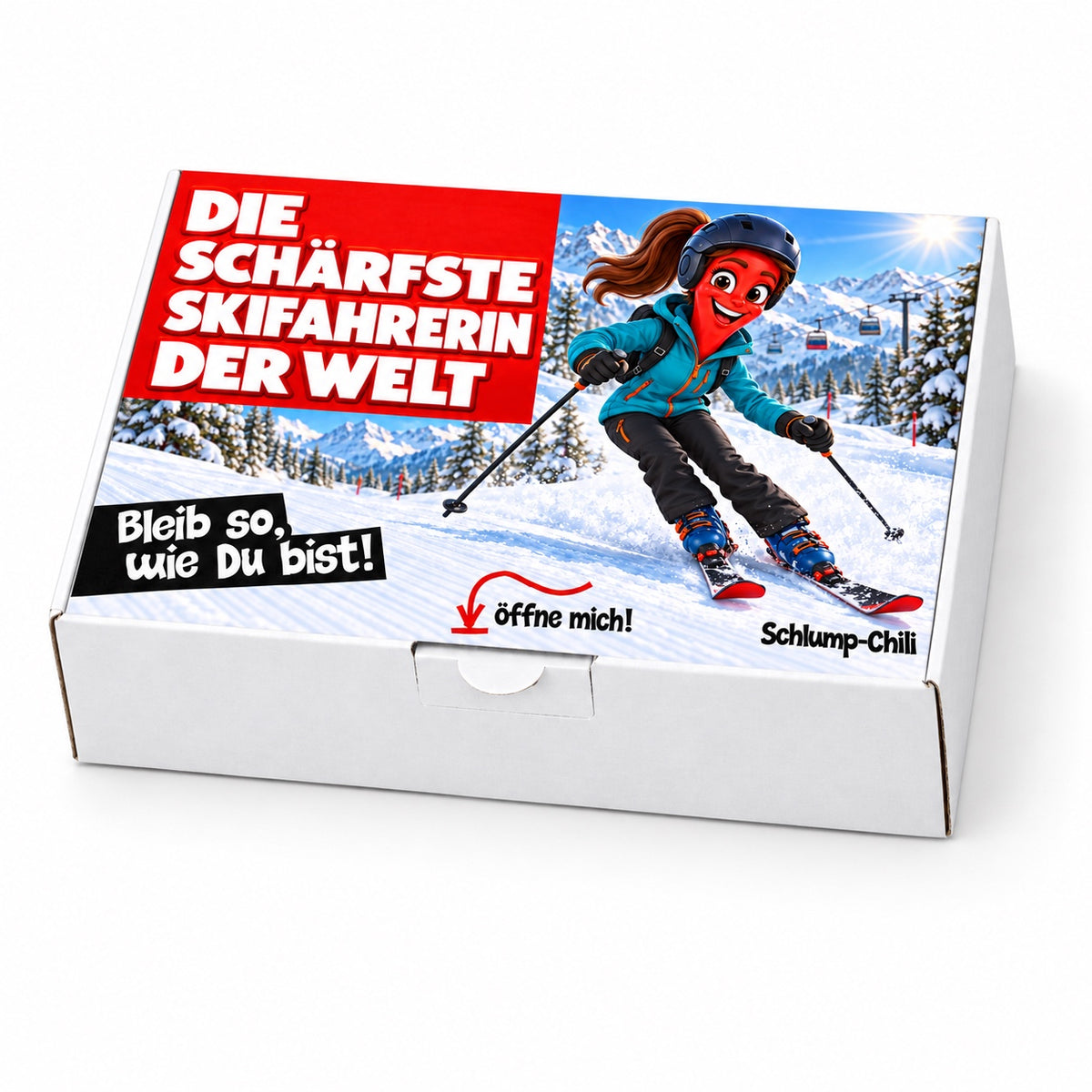 Die schärfste Skifahrerin der Welt - Ein witziges Geschenk!