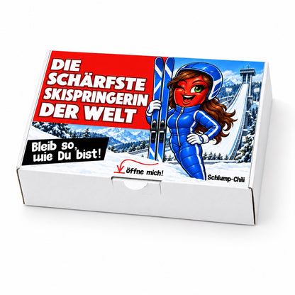 Die schärfste Skispringerin der Welt - Ein witziges Geschenk!