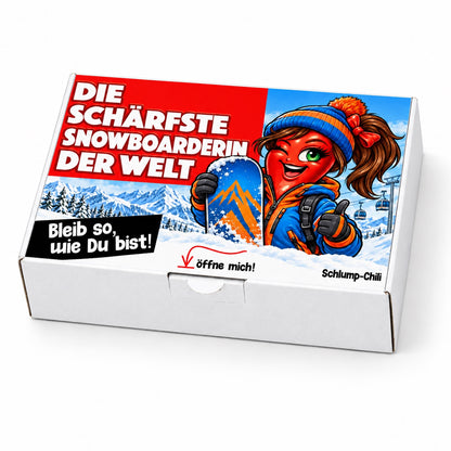 Die schärfste Snowboarderin der Welt - Ein witziges Geschenk!