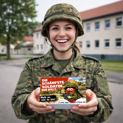 Die schärfste Soldatin der Welt - Ein witziges Geschenk!