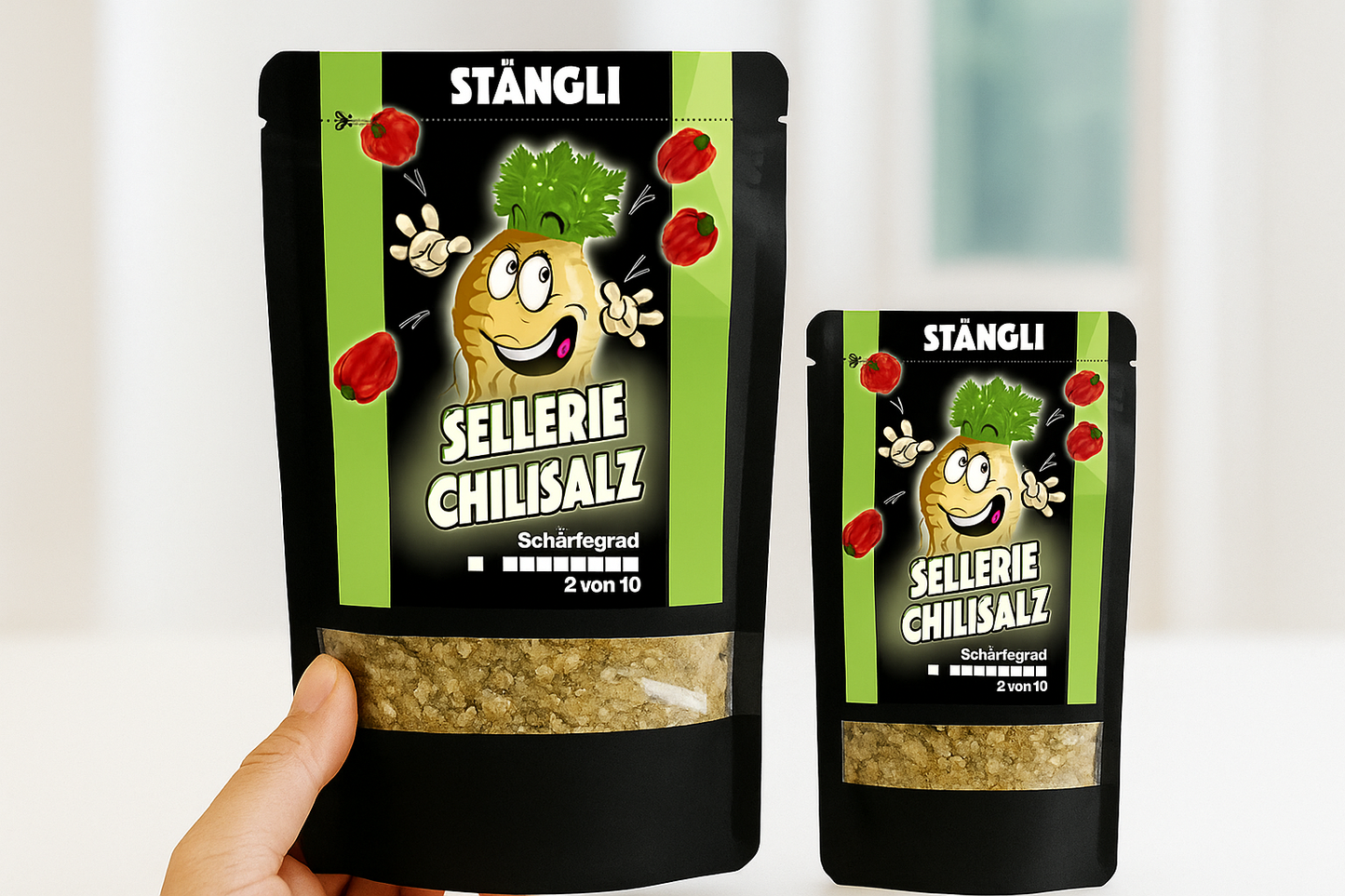 STÄNGLI Sellerie Chili Gewürzsalz Probierpack 20g