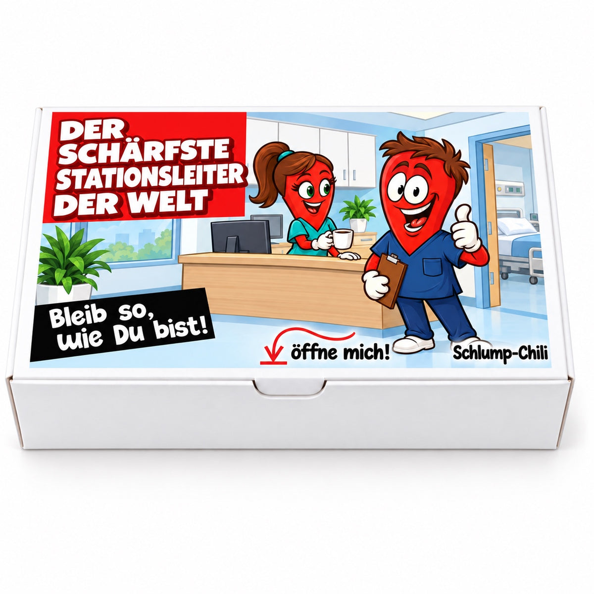 Der schärfste Stationsleiter der Welt – Vorderansicht