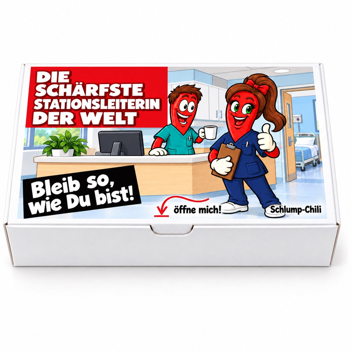 Die schärfste Stationsleiterin der Welt – Vorderansicht