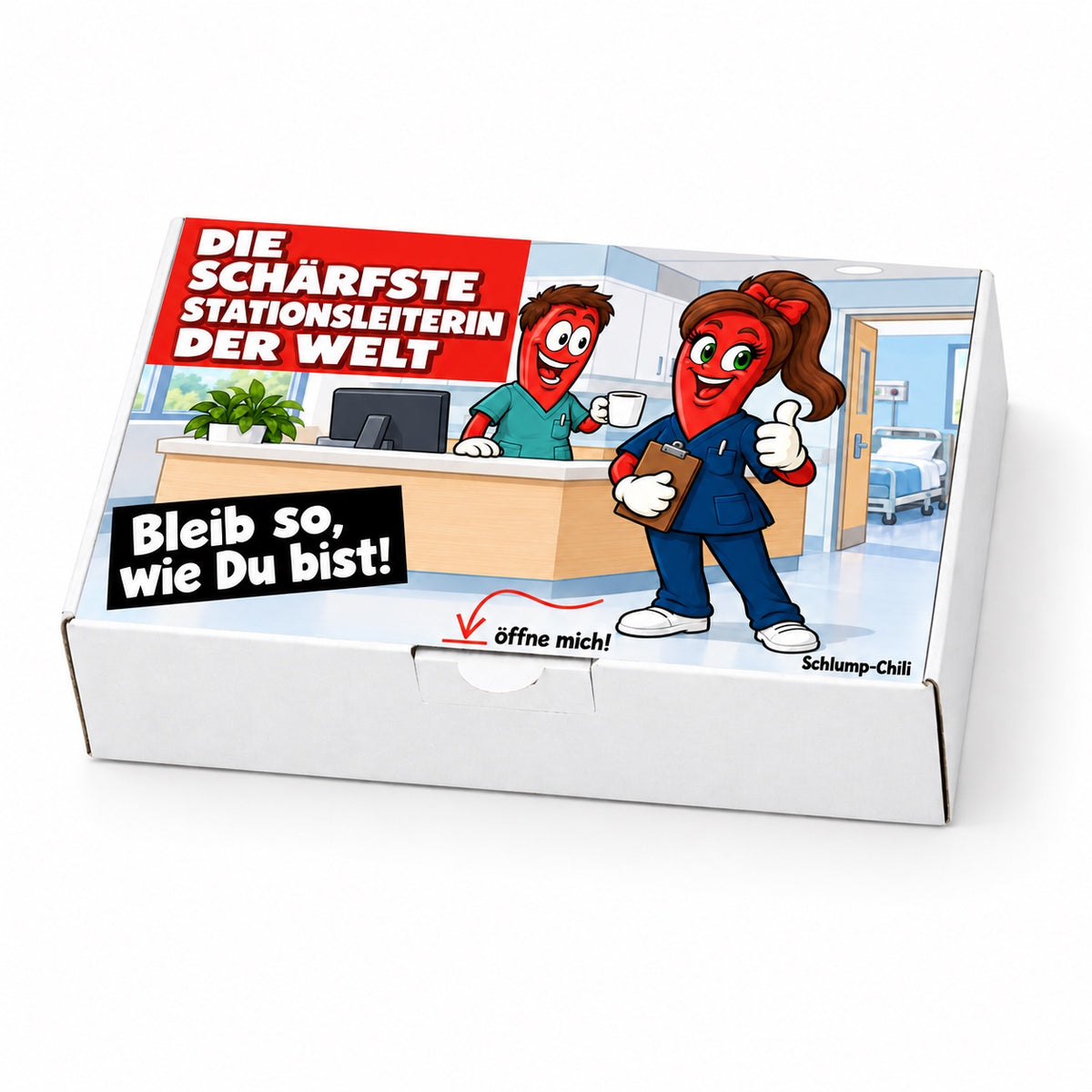 Die schärfste Stationsleiterin der Welt – Schrägansicht