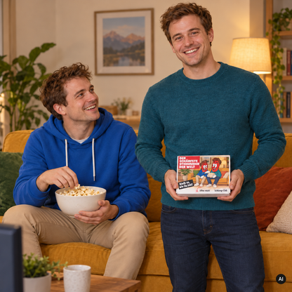 Der schärfste Stiefbruder der Welt – Lifestylebild der Chili-Geschenkbox