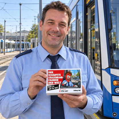 Der schärfste Straßenbahnfahrer der Welt - Ein witziges Geschenk!