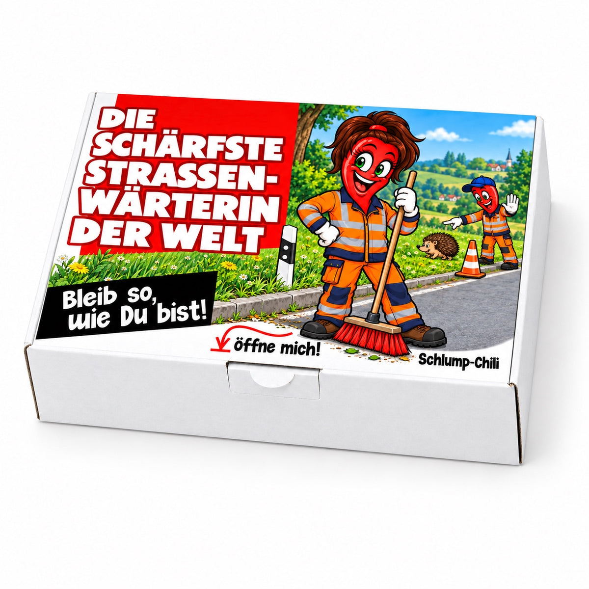 Die schärfste Straßenwärterin der Welt – Schachtel schräg