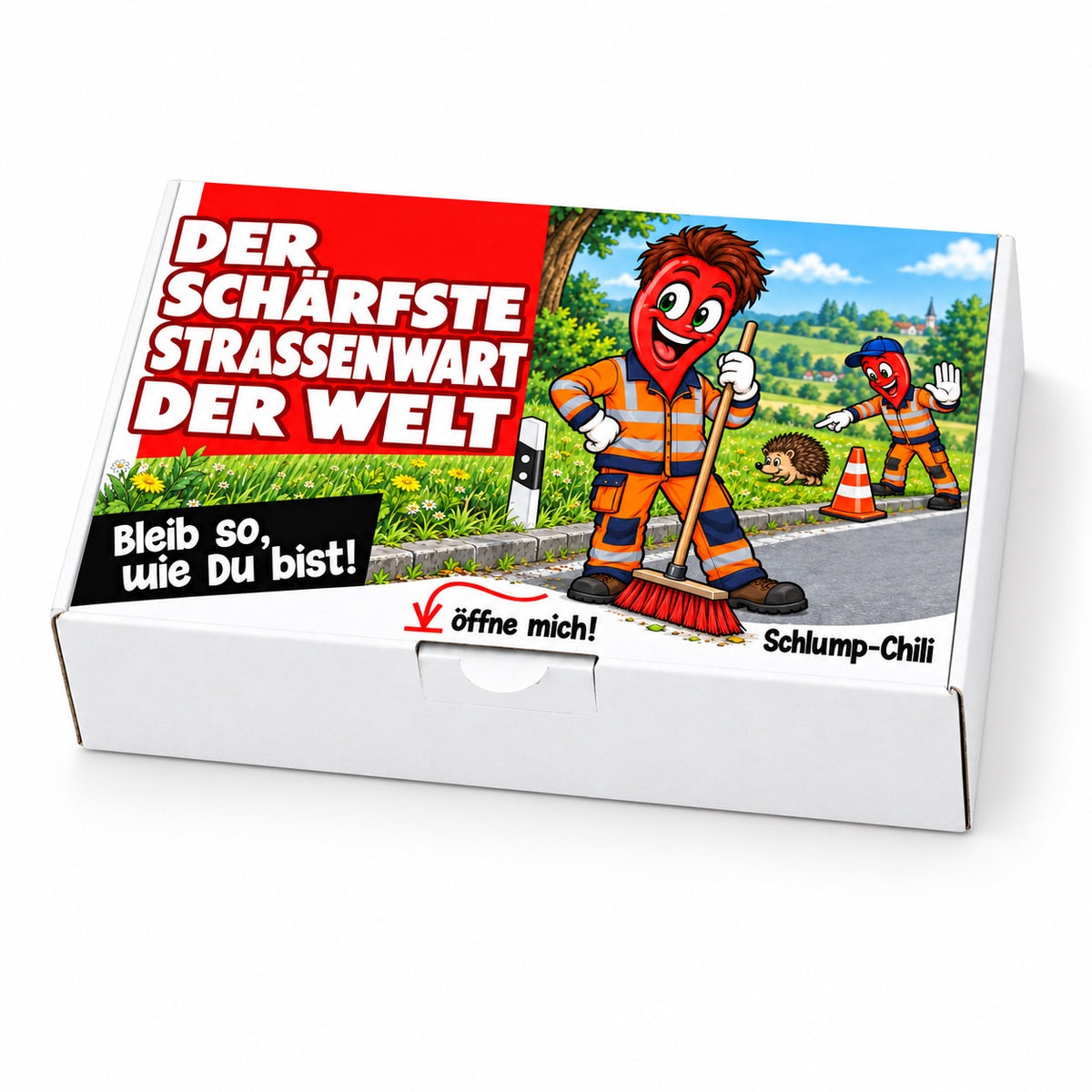 Der schärfste Straßenwart der Welt – Schachtel schräg