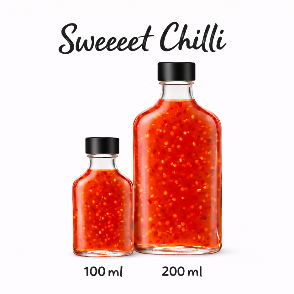 Sweet Chili Soße klein und groß