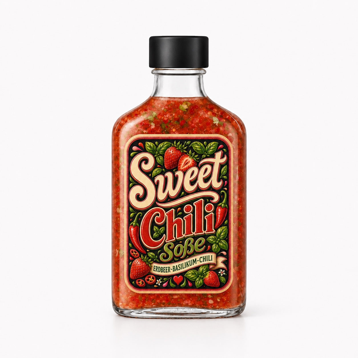 Sweet Chili Erdbeere Basilikum