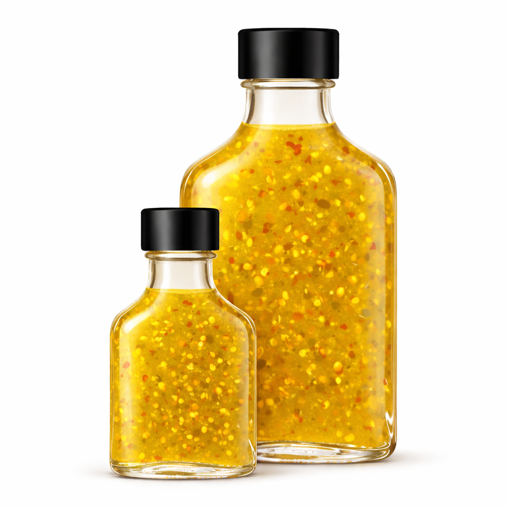gelbe Sweet Chili Soße mit Ananas