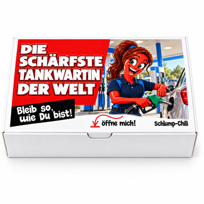 Die schärfste Tankwartin der Welt - Ein witziges Geschenk!