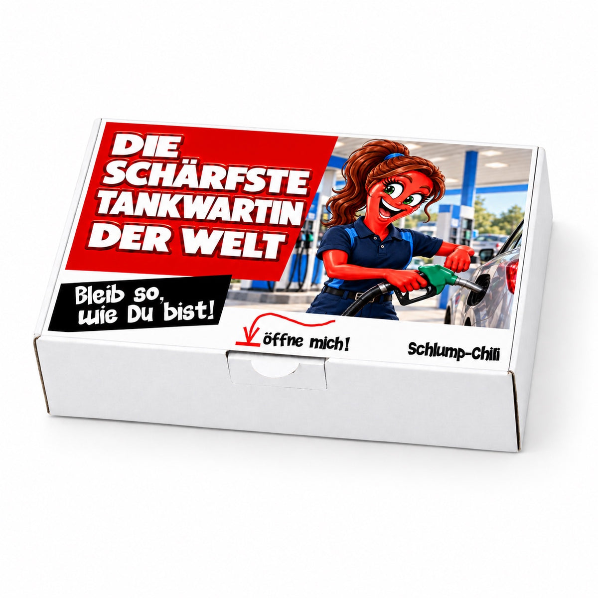 Die schärfste Tankwartin der Welt - Ein witziges Geschenk!