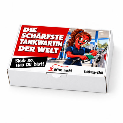 Die schärfste Tankwartin der Welt - Ein witziges Geschenk!