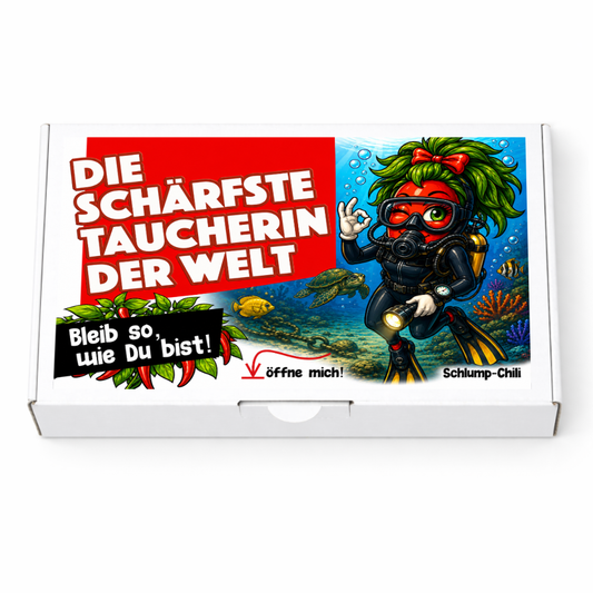 Die schärfste Taucherin der Welt - Ein witziges Geschenk Set
