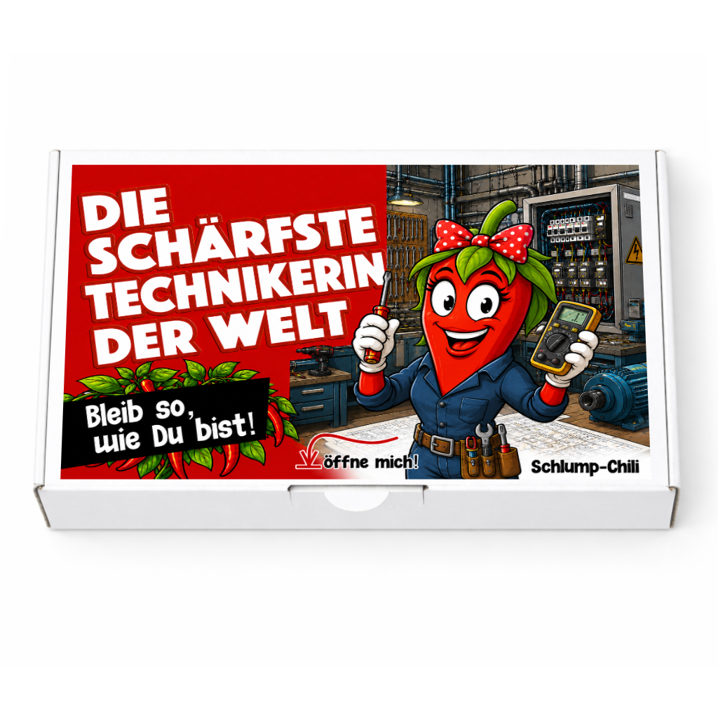 Die schärfste Technikerin der Welt - Ein witziges Geschenk!