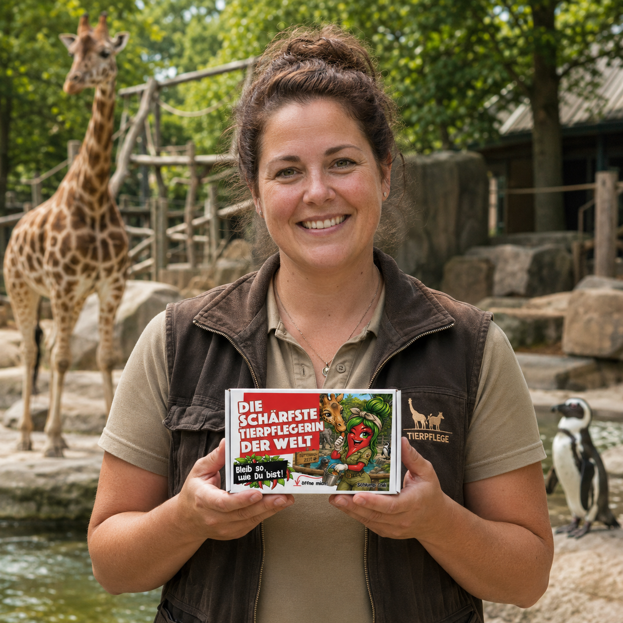 Die schärfste Tierpflegerin der Welt - Ein witziges Geschenk Set
